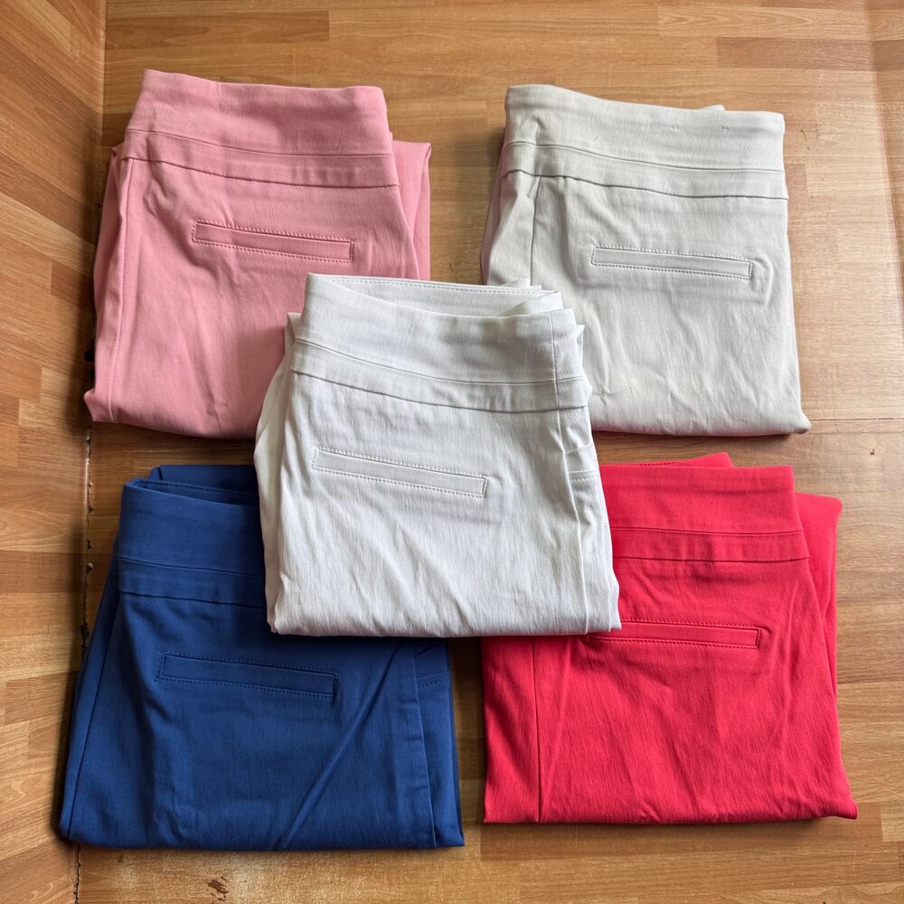 Renuar Cigarette Ankle Pants bundle size 4, 5 pairs